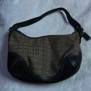 Coach Brown Signature Hobo Bag